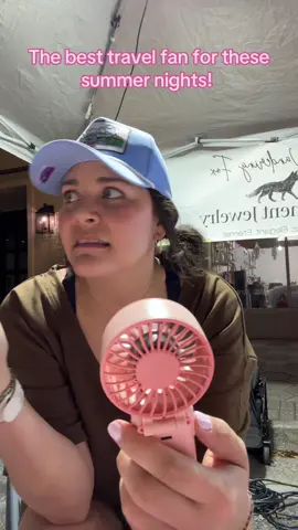The worst is being stuck outside in the heat without a fan! Don’t get caught slippin! Grab it before it’s gone. 