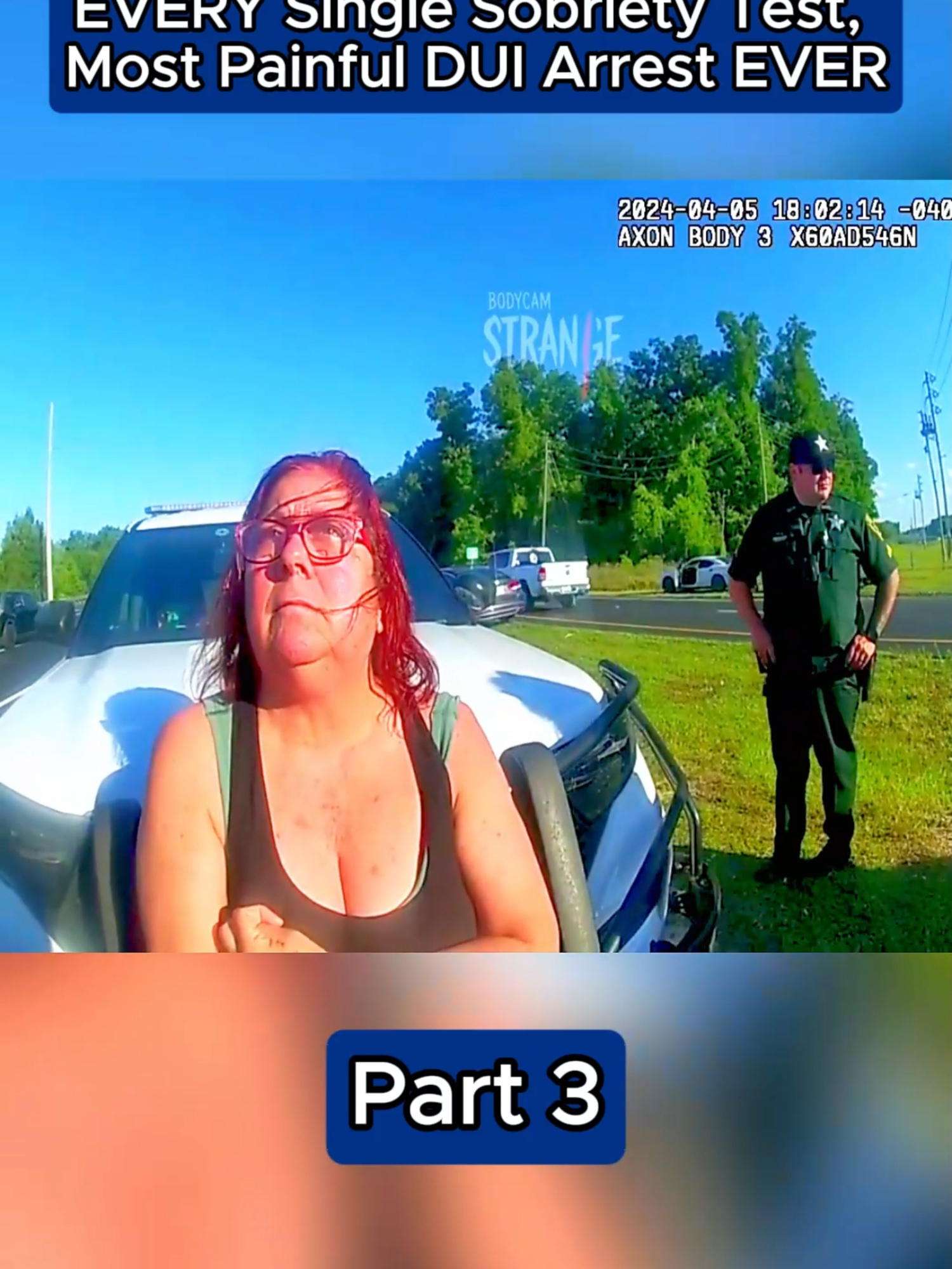 Part 3 - 61-Year-Old Grandma Fails EVERY Single Sobriety Test, Most Painful DUI Arrest EVER #cops #bodycam #bodycamcops #crime #policeofficer