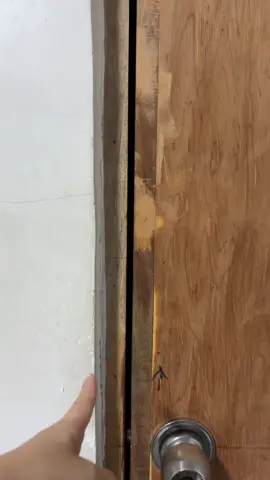 sealed na din ang gap pa din sa gilid ng pinto #doorgap #doorsealingstrip #sealingstrip #Summer 