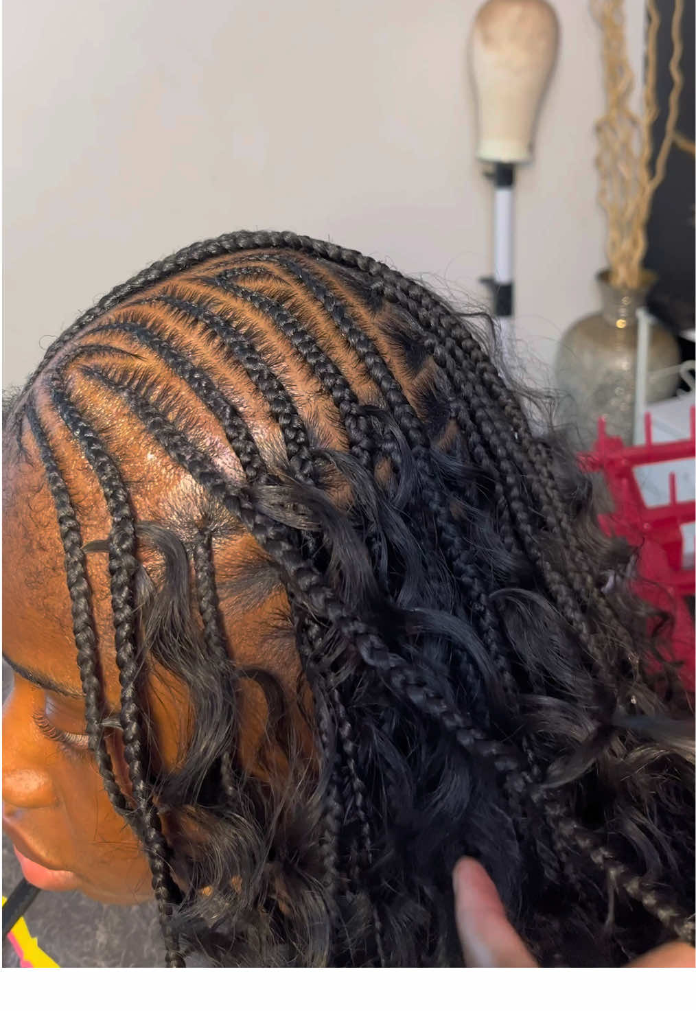 Bob Legnth Fulani Braids 😍😍😍😍 #fyp #foryoupage #miamihairstylist #fulanibraids #bohobob 