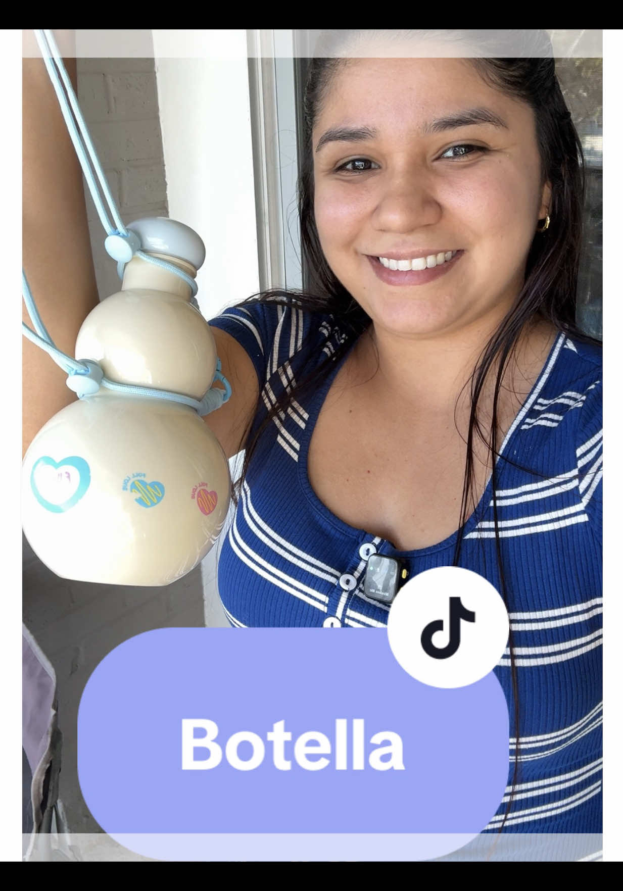 Botella para agua #Home #cocina #lonecesito #niños #tiktokshop  gourd Water Bottle Large Capacity Tonton Cup High Appearance Outdoor Portable Daughter Child Student Big Belly Water Cup School Home Use with Colorful Designs and Adjustable Straps Drinkware Indoor, Cream White