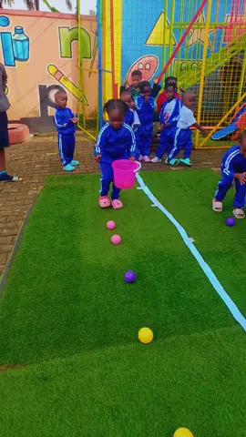 ball collecting race activity  #littlejenzdaycareandkindergaten  #kindergartenschool  #outdoorgames  #fyp 