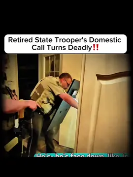 Retired State Trooper's Domestic Call Turns Deadly!! #cops #cop #policeofficer #police #Viral      