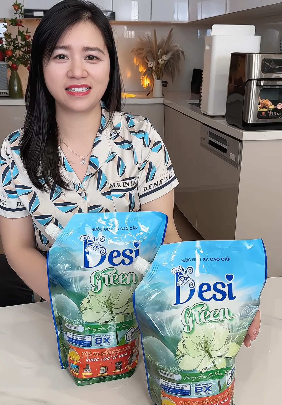 nước giặt nhà desi đang đc trợ giá các bác ạ #xuhuong #nuocgiatxa #nuocgiatxa2in1 #vangongang 