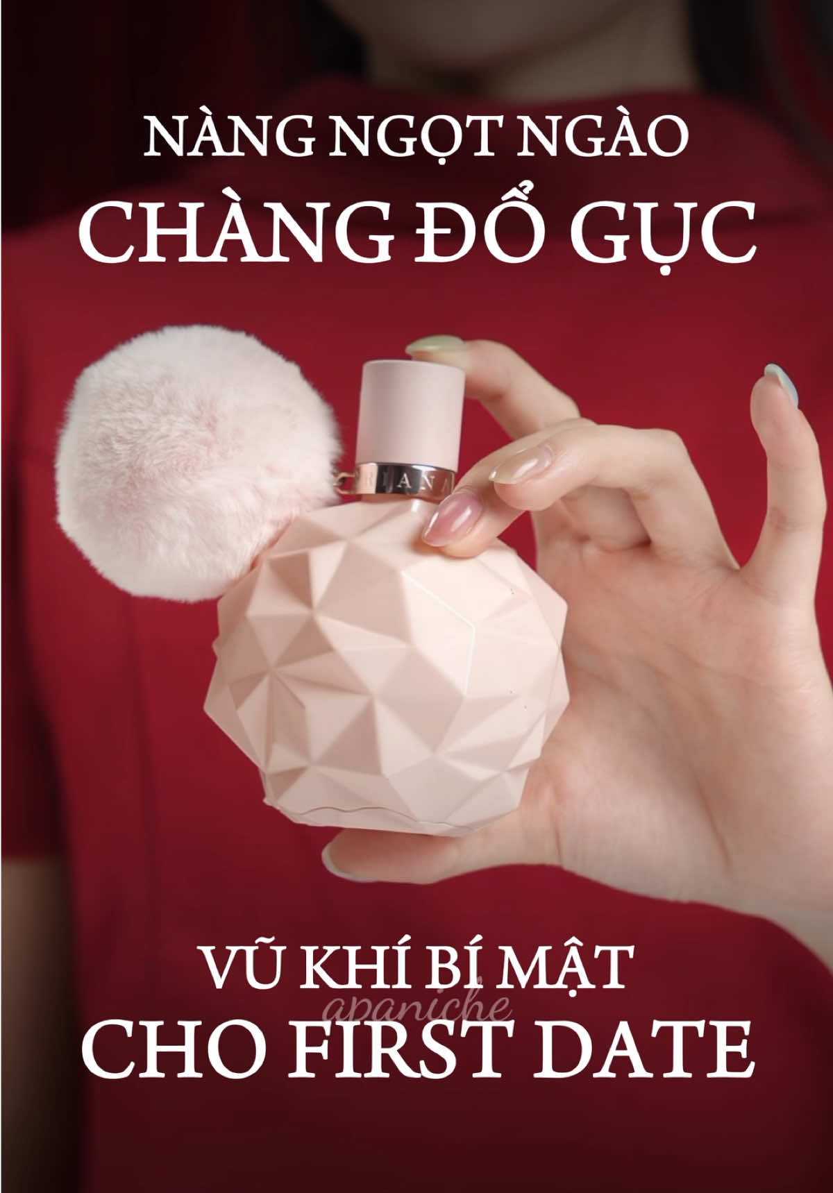 Sự ngọt ngào xuất hiện từ vẻ ngoài 🥰🍭 #arianagrande #nuochoa #apaniche 