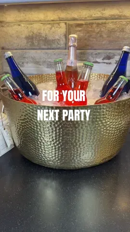 if you’d love to host and you know that details matter, this hammered gold tub might just be the next show peace for you.  ##hostingtips##beveragestation##howtohostaparty##aesthetichome