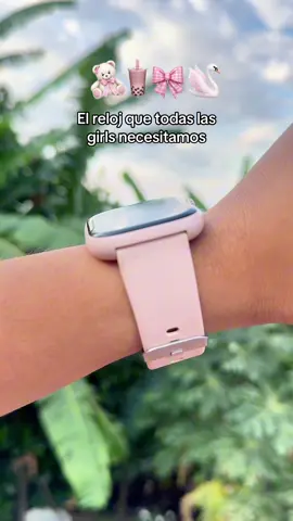 Smarwatch en varios colores y en menos de $150 pesos ✨🩷🎀 #smarwatch #relojinteligente #reloj #pink#girls 