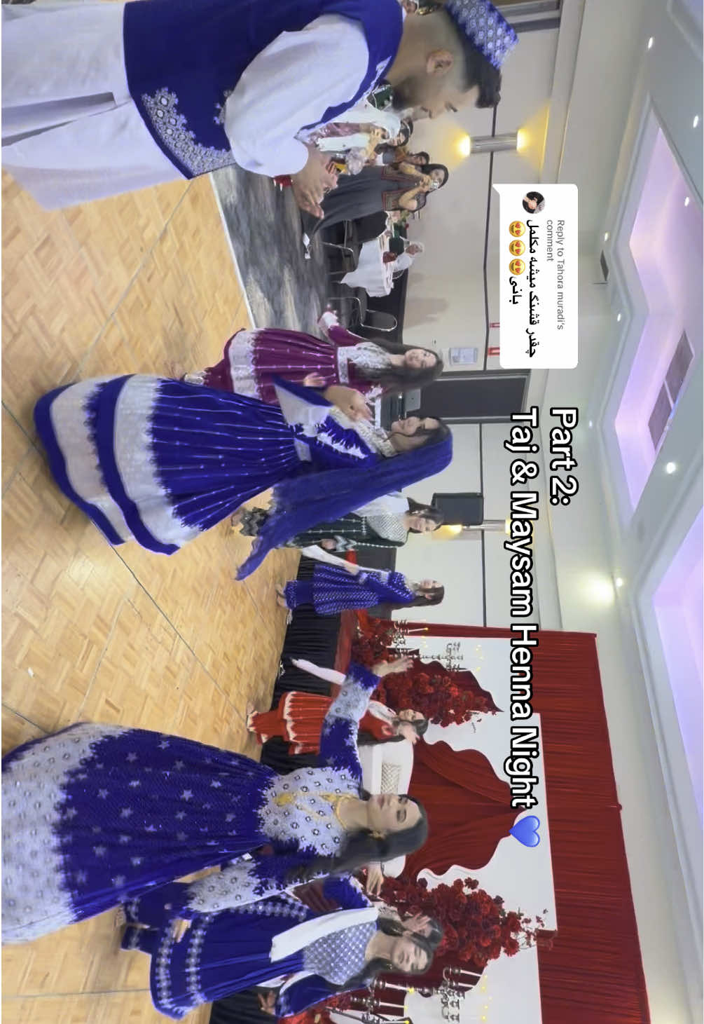 Replying to @Tahora muradi Part 2: And soz  I couldn’t upload the whole thing in one vid. TikTok keeps muting it when i upload over 1 min length. Part 3 coming.. #hazaragi #hazara #hennanight #hazaragidance #dawoodsarkhosh 