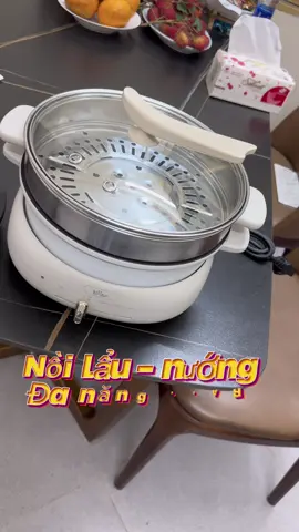 Nồi lầu nướng đa năng Bear,  có thể hấp- nướng- chiên- xào - lầu #bear #noilaunuong #noilaunuongbear #hanhhanhreview 