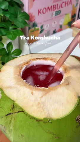 Với cái nắng 36 độ mà làm 1 ly như này thì vừa ngon vừa giữ dáng 🍑🤤 #kombucha #trakombucha #healthy  #healthydrink  #nuocuonghealthy 