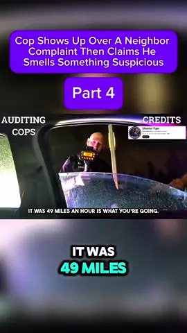 Cop Shows Up Over A Neighbor Complaint Then Claims He Smells Something Suspicious #fyp #foryoupage #foryou #police #capcut 