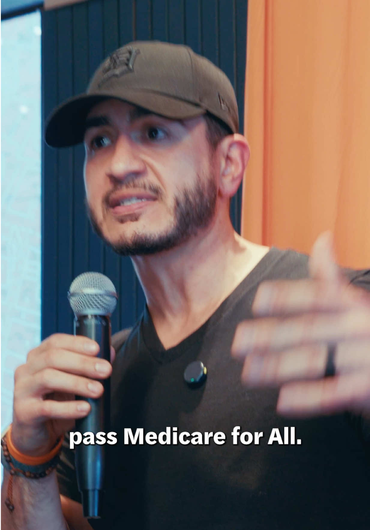 Money out of politics. Money in your pocket. Medicare for All.  And also, go Tigers.