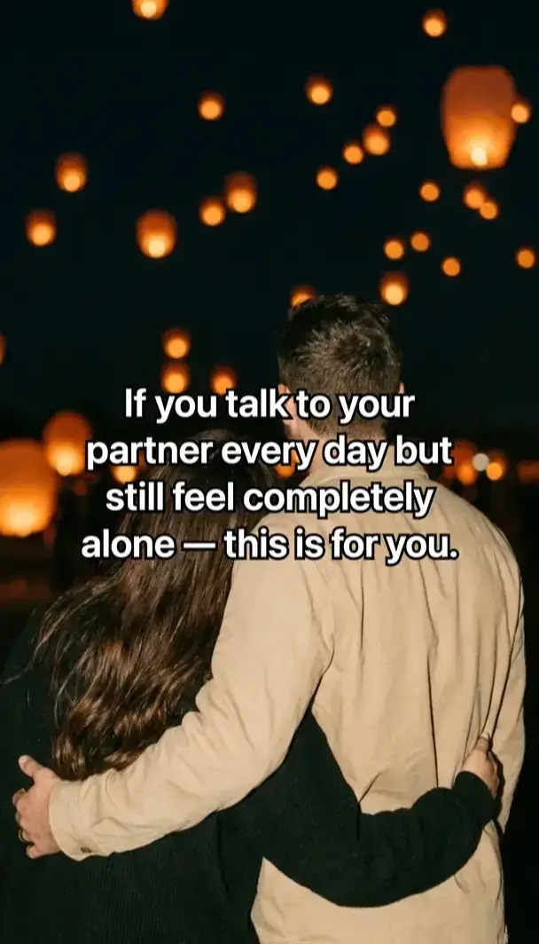 The loneliest feeling is being right next to someone and still feeling invisible. Real talk — it doesn't have to stay that way. 🤍 #emotionalintimacy #couplesoftiktok #relationshiptips #communicationmatters #healthyrelationship