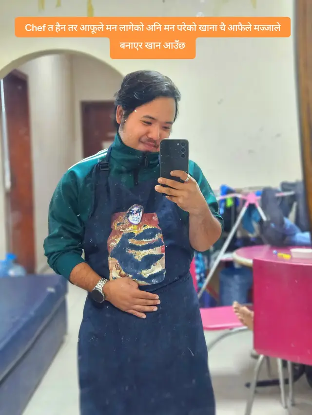 Chef त हैन तर आफूले मन लागेको अनि मन परेको खाना चै आफैले मज्जाले बनाएर खान आउँछ 🙂🙂 . #damauli_tanahun  #fyp #bedesi #foodietiktok #cooking 