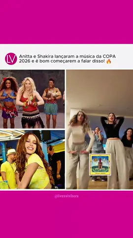 O HEXA VEM! Anitta e Shakira lançaram “Choka, Choka” e já tem muita gente dizendo que a música tá com uma vibe bem de Copa 👀⚽ A batida, o ritmo e essa energia mais global lembram muito aquelas músicas que marcam o evento. Não seria surpresa se começassem a puxar esse assunto mais pra frente… 👀🔥 E você, achou que combina com Copa? @Anitta  #anitta #anittacy #equilibrivm #shakira #copadomundo 
