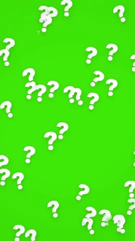 QUESTION MARKS OVERLAY | free green screen animation #greenscreen #fyp 