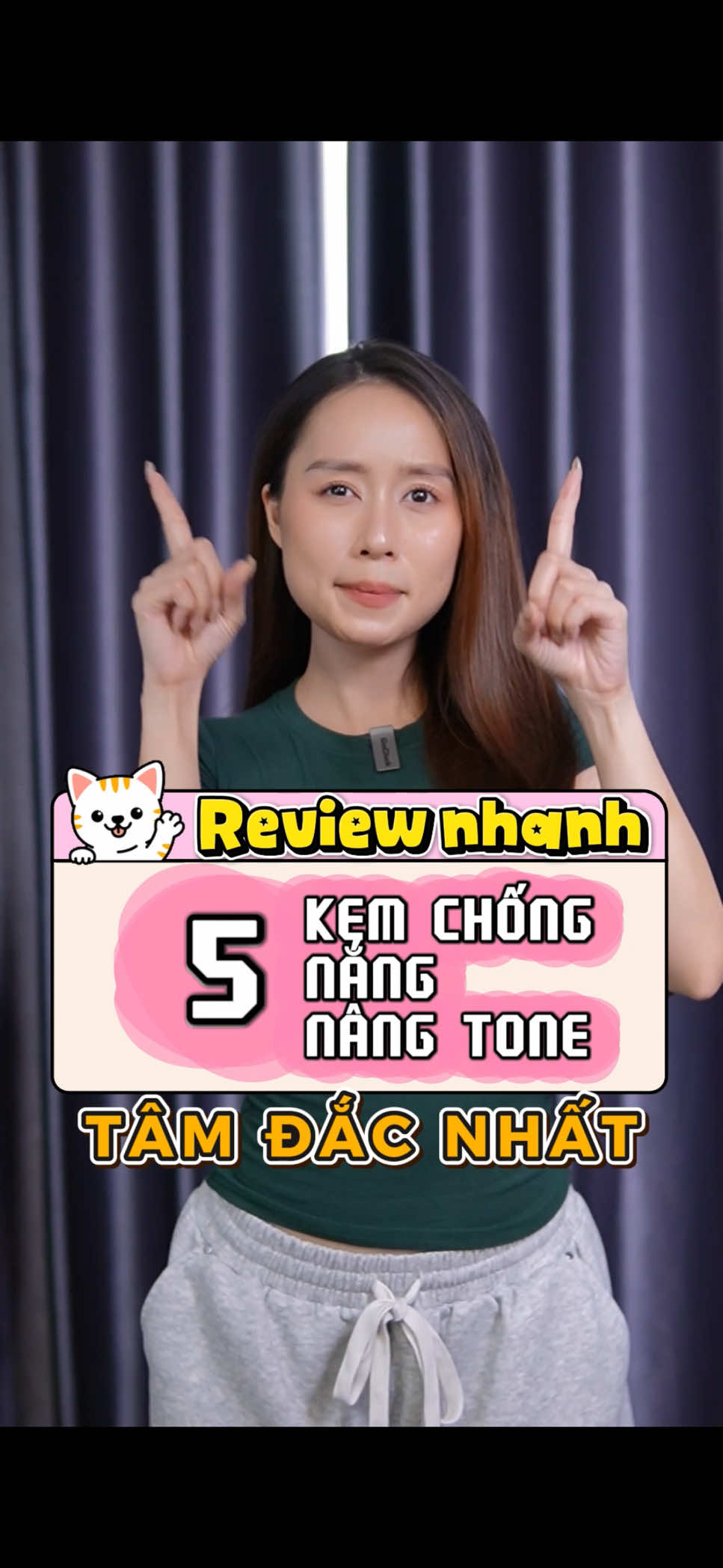 Review nhanh 5 chai kem chống nắng nâng tông mà tui siu hay xài ❤️ còn em làm ngon mà tui chưa nhắc tên hông ta? ##xuhuong##fyp##skincare##review##123fabe