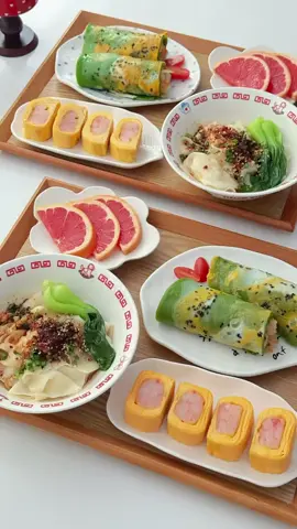 I made this lunch for my sister🍱 #cooking #homemade #yummyfood #foryou #fyp 