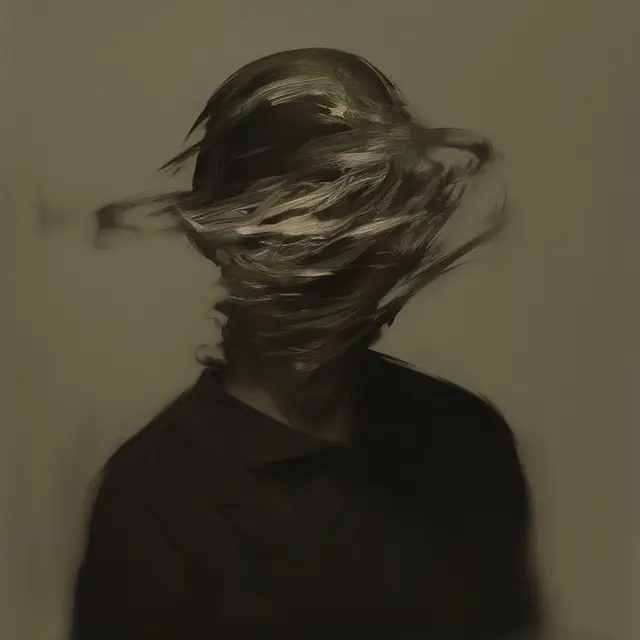 boy's sad profile pic 