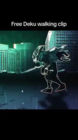 Free Deku walking clip. #mha #deku #fyp #viral #edit