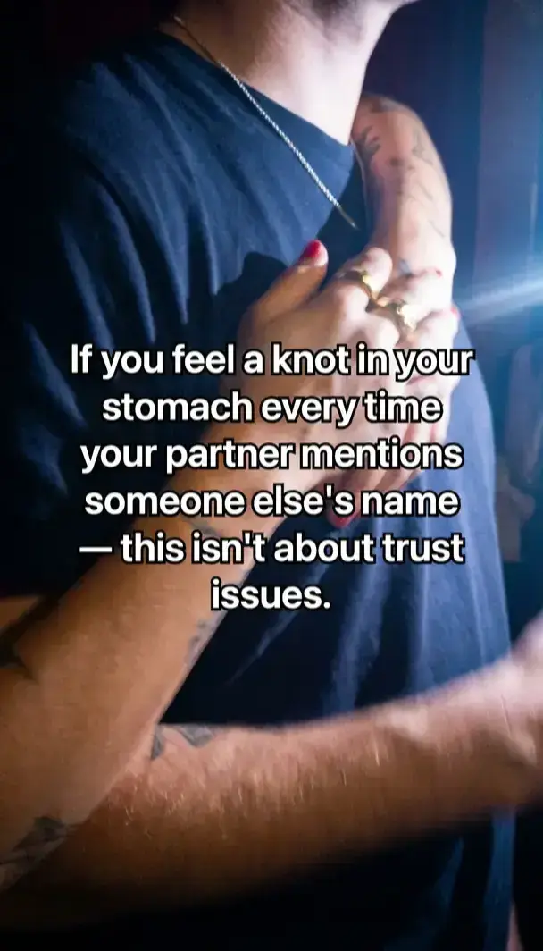 the knot in your stomach is trying to tell you something. real talk — jealousy is almost never about them. it's about us. 🤍 #jealousy #couplesoftiktok #relationshiptips #healthyrelationship #communicationmatters