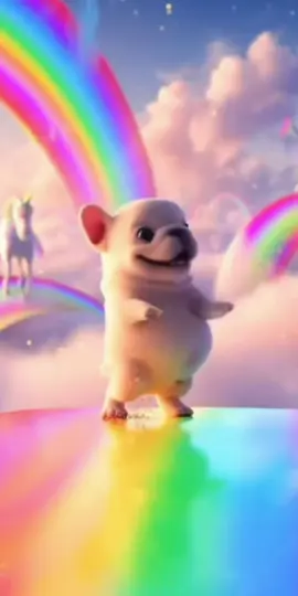 PIBBLE IS THE HAPPIEST DOG EVER!!! #pibble #washmybelly #dance #summer26 #unicorn 