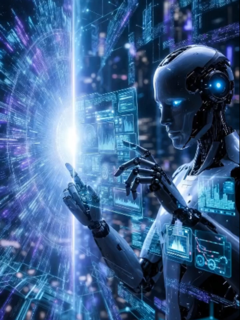 Cyborg AI. It's this the future? #livewallpaper #wallpapers #livewallpapers #animatedwallpapers #aicreation #artificialintelligence #electronic #cyborg #ai