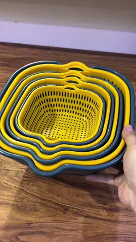 8pcs set kitchen multi-layer vegetable washing basket #strainer #strainerset 
