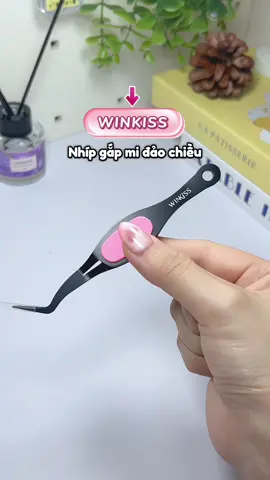 Nhíp gắp mi đảo chiều WINKISS đỉnh thực sự lun á #nhipgapmi #winkiss #tipslamdep #review #fyp 