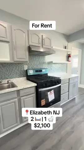 📍Elizabeth NJ: Apartment for Rent-  2nd floor: fully renovated! • 2 Bedrooms, 1 Bathroom • Rent: From $2,100/month • Pet friendly Standard application & move-in terms apply DM for more info or to schedule a tour!
