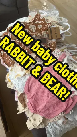 NEW clothes RABBIT & BEAR!