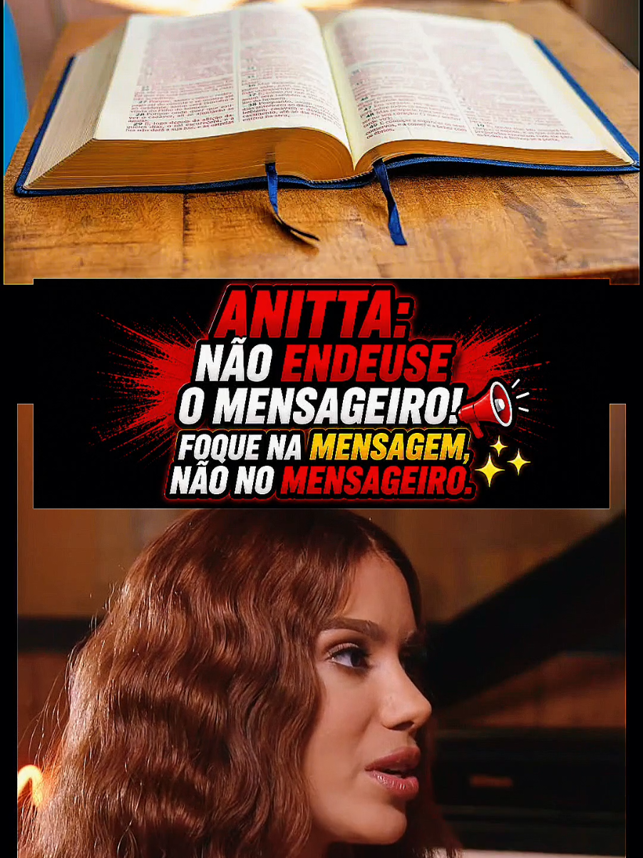 @Anitta Anitta: Não endeuse o mensageiro! Foque na mensagem 💬 não no mensageiro 👳‍♀️ #anitta #anittacy #equilibrivm #chokachoka #mensageiro 