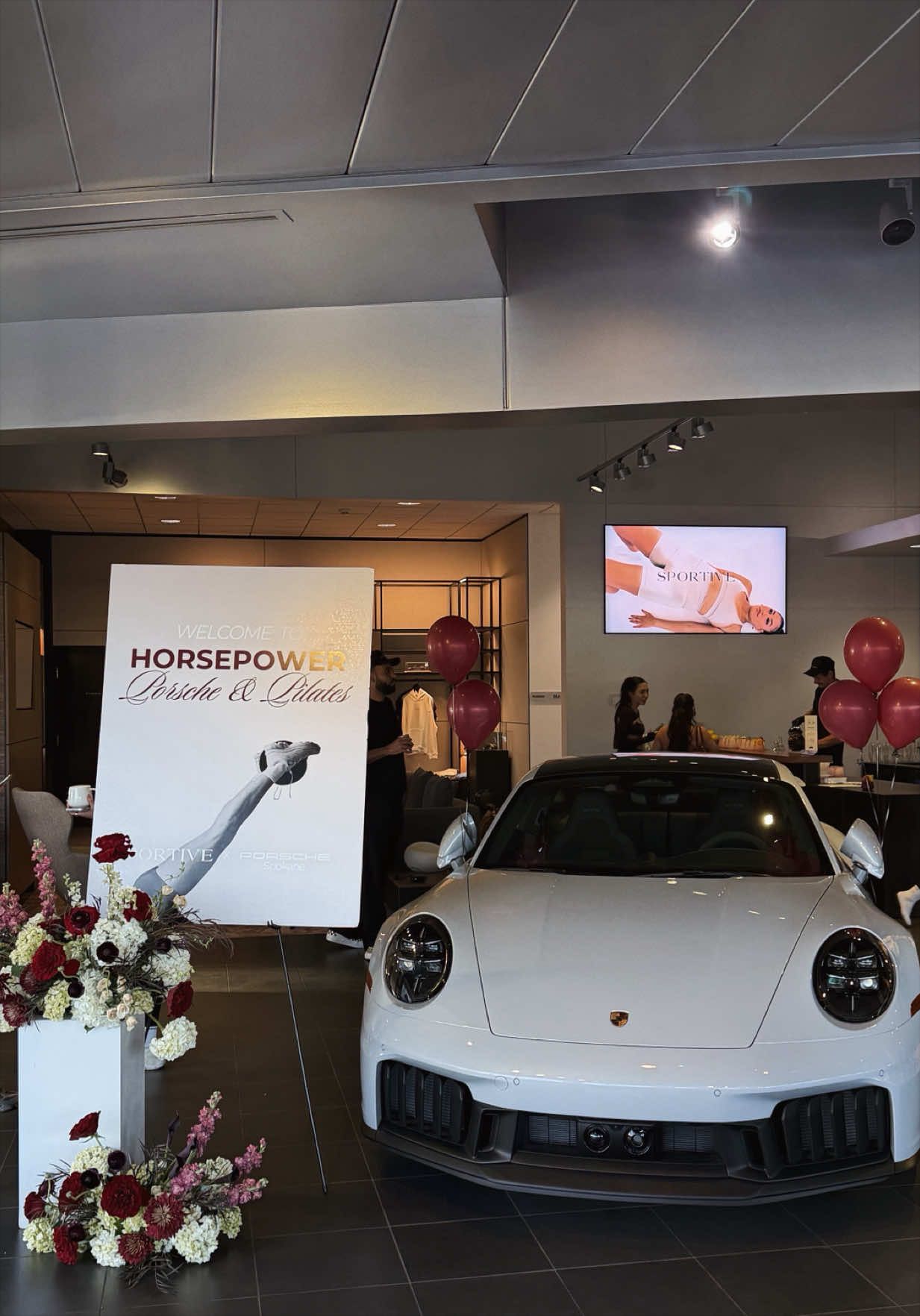 Porsche & Pilates—what more could a girl want? #sportive #porschespokane #pilates 