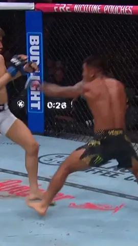 Van with the late knockdown in RD 2! 👀👊 #UFC328 #UFC #mma #joshuavan  LIVE NOW on @Paramount+ 