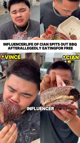 Life of Cian Got Roasted For Spitting Out Free BBQ #vince #cian #news #foryou#influencer