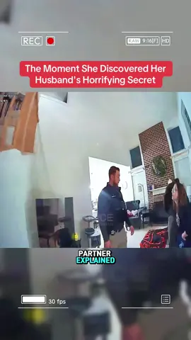 The Moment She Discovered Her Husband's Horrifying Secret #cops #bodycam 