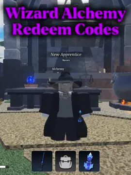Wizard Alchemy Redeem Codes #roblox #wizardalchemy 