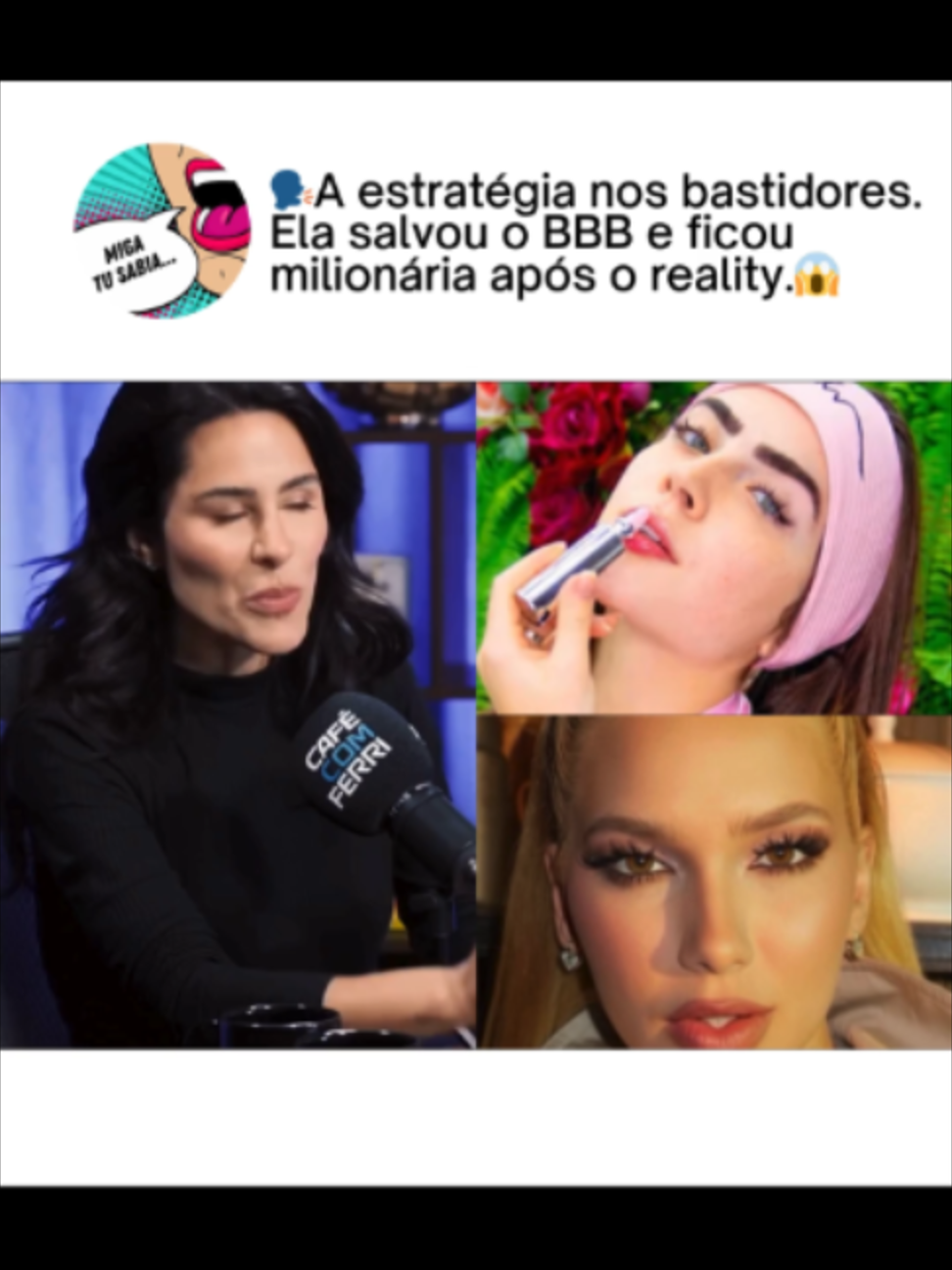 @nataliabeautyoficial Você sabia que participantes de reality shows passam por verdadeiras transformações de imagem assim que deixam o confinamento? Depois da final, muitos ex-participantes entram imediatamente em uma rotina intensa de preparação visual e posicionamento digital. Equipes de maquiagem, cabelo, stylist, fotógrafos e assessores começam a trabalhar para construir uma imagem forte nas redes sociais. O objetivo não é apenas deixá-los “bonitos”, mas transformá-los em marcas capazes de atrair contratos, publicidade e milhões de seguidores. O mais curioso é que existe toda uma estratégia por trás disso. Cores de roupa, tipo de maquiagem, corte de cabelo e até a forma de falar em entrevistas podem ser planejados para reforçar determinada personalidade diante do público. Dentro da Marketing, isso é chamado de construção de imagem pública. Outro ponto interessante é que a primeira semana após o reality costuma ser decisiva. É nesse período que muitos participantes aproveitam o auge da visibilidade para consolidar fãs, fechar parcerias e definir qual personagem vão representar dali em diante. Em alguns casos, a fama conquistada fora da casa acaba sendo maior do que tudo que aconteceu dentro dela. No fim, o reality não termina quando acaba o programa… ele apenas muda de cenário. Porque, depois das câmeras oficiais, começa uma outra competição: a disputa pela atenção da internet. E talvez seja exatamente isso que pouca gente percebe nos bastidores. #bbb #famosos #nataliaclipfy #nataliabeauty #clipfyleague