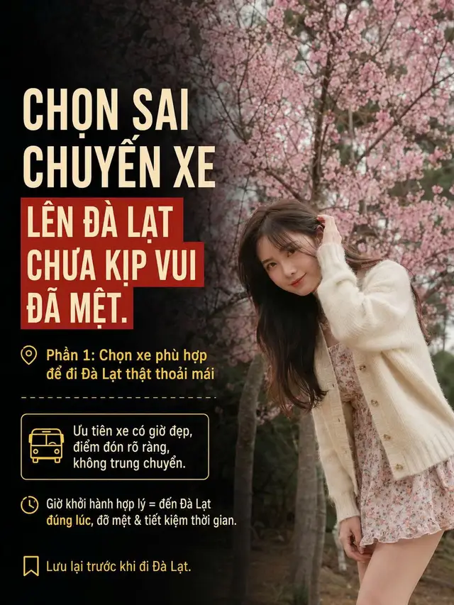 Lưu lại trước khi đi Đà Lạt. Gửi cho người đi cùng để khỏi dính lỗi cơ bản.#dalat #dalatreview #checkindalat 