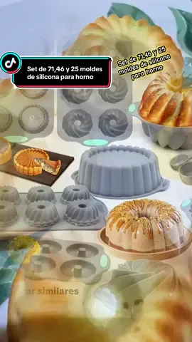 Respuesta a @Yenisel Perello el set más completo y versátil para repostería en casa de 71,46 y 25 moldes de silicona #moldesdesilicona #setdereposteria #reposteria #reposteriaencasa♥️ #antihaderente @Good Life Kitchen 