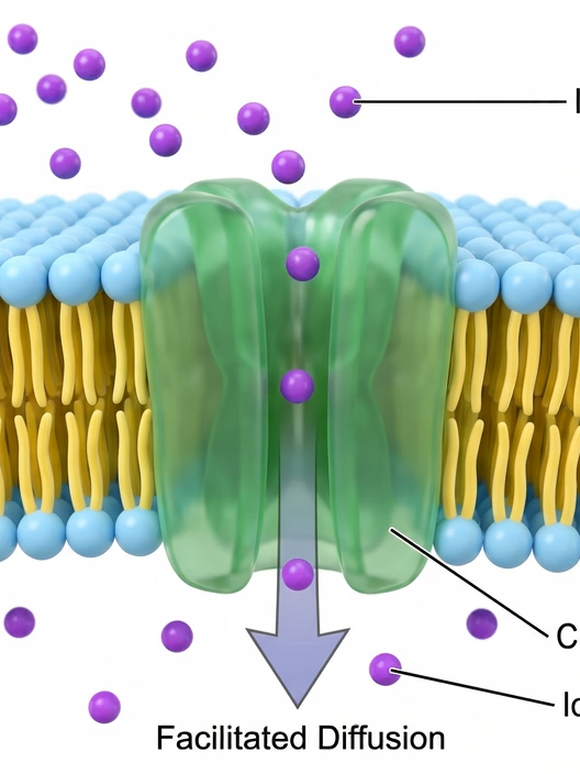 Struggling to wrap your head around cell transport? Let’s break down Facilitated Diffusion! 🧬✨ Ions and charged particles can't just slip through the cell membrane's hydrophobic tails on their own. They need a VIP pass—a Channel Protein! Here is exactly what is happening in this animation: 🔹 The Barrier: The phospholipid bilayer protects the cell, but blocks charged particles. 🔹 The Bridge: A channel protein provides a safe pathway through the membrane. 🔹 The Movement: Ions move down their concentration gradient (from an area of high concentration to low concentration) straight into the cytoplasm. No energy (ATP) is required—just a helpful protein making diffusion possible! 📚 Exam Tip: Whether you're prepping for your O-Levels, IGCSEs, or A-Levels, understanding membrane transport is a guaranteed point-scorer. Save this reel for your next revision session! Need more help mastering cell biology? Drop your questions in the comments and stay tuned to Breaking Bio for more video lectures, solved question breakdowns, and top-tier biology resources. 👇 #BreakingBio #BiologyRevision #IGCSEBiology #ALevelBiology #OLevelBiology #EdexcelBiology #CambridgeBiology #CellTransport #FacilitatedDiffusion #BiologyTeacher #StudyTok #ScienceFacts #LearnOnTikTok #BiologyNotes #EduTok #STEMEducation #StudyHacks #CellMembrane #ScienceAnimation