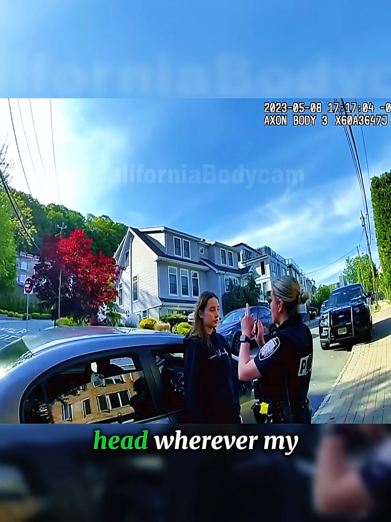 26-Year-Old Woman Blows a 0.36_ Breath Alcohol Concentration #cops #bodycam 
