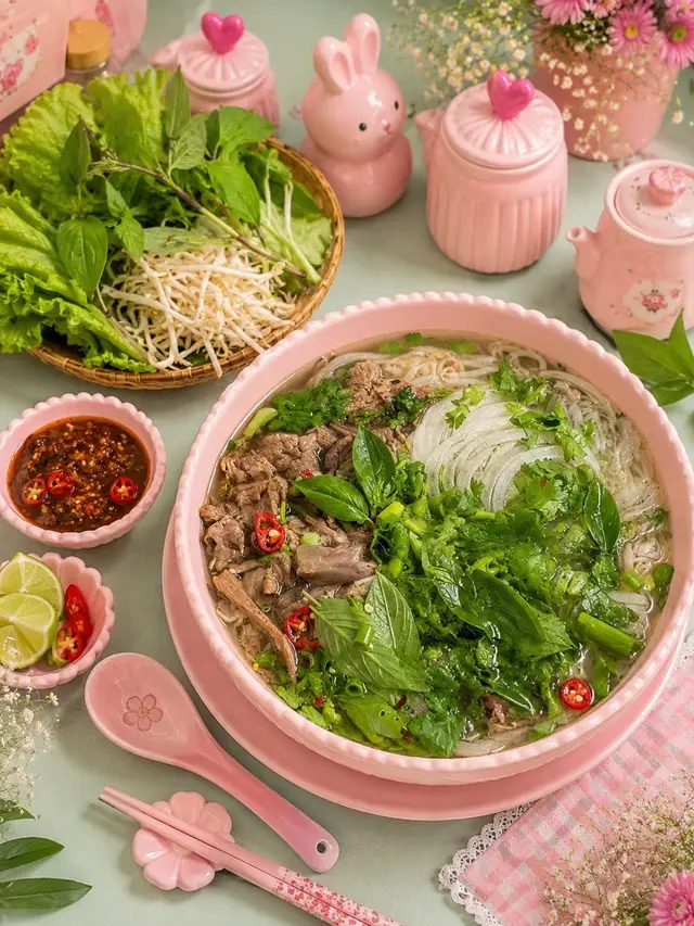 PHỞ BÒ TRUYỀN THỐNG 🍜 🌿 Nguyên liệu Phần nước dùng: * 1kg xương bò * 500g nạm bò hoặc gầu bò * 1 củ hành tây * 1 củ gừng lớn * 3 cây quế * 3 hoa hồi * 1 muỗng cà phê hạt ngò * 1 muỗng cà phê tiêu hạt * 2 muỗng canh nước mắm * 1 muỗng canh muối * 1 muỗng canh đường phèn Phần ăn kèm: * 500g bánh phở tươi * Hành lá, ngò rí, húng quế * Giá đỗ * Hành tây thái mỏng * Chanh, ớt * Tương đen, tương ớt ⸻ 🍲 Cách nấu chi tiết 1️⃣ Sơ chế nguyên liệu * Xương bò rửa sạch, chần qua nước sôi khoảng 5 phút rồi rửa lại để nước dùng trong hơn. * Thịt bò rửa sạch để riêng. * Hành tây và gừng nướng cháy xém cho thơm rồi đập dập. * Rang quế, hồi, hạt ngò trên chảo nhỏ lửa cho dậy mùi. ⸻ 2️⃣ Ninh nước dùng * Cho xương bò vào nồi cùng khoảng 3 lít nước. * Đun sôi rồi hạ nhỏ lửa, thường xuyên hớt bọt. * Cho gừng, hành nướng và các gia vị đã rang vào. * Nêm muối, nước mắm, đường phèn. * Ninh khoảng 2 – 3 tiếng để nước ngọt tự nhiên. 👉 Nếu dùng nạm bò: * Cho thịt bò vào luộc khoảng 40 – 60 phút rồi vớt ra ngâm nước lạnh để thịt săn và đẹp hơn. ⸻ 3️⃣ Chuẩn bị topping * Thịt bò thái lát mỏng hoặc miếng vừa ăn. * Hành lá, ngò rí cắt nhỏ. * Hành tây thái lát mỏng ngâm nước đá cho giòn. ⸻ 4️⃣ Trụng bánh phở * Đun nồi nước sôi. * Cho bánh phở vào trụng khoảng 20 – 30 giây rồi cho vào tô. ⸻ 5️⃣ Hoàn thành tô phở * Xếp thịt bò lên bánh phở. * Thêm hành lá, ngò rí, hành tây. * Chan nước dùng thật nóng lên trên. * Ăn kèm giá đỗ, rau thơm, chanh và ớt. ⸻ ✨ Mẹo nấu phở ngon * Nướng hành gừng giúp nước thơm đặc trưng hơn. * Dùng đường phèn giúp nước dùng thanh ngọt tự nhiên. * Hầm nhỏ lửa để nước trong và ngọt hơn. * Có thể thêm sá sùng hoặc mực khô nướng để nước đậm vị hơn. #huyenary #xuhuong #nauancungtiktok #trending #viral 