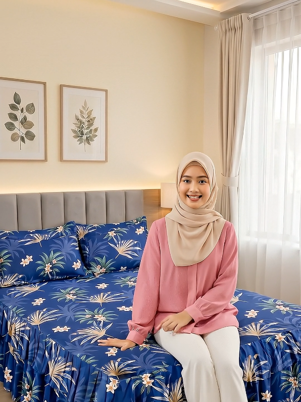 Set cadar ropol 3-in-1 #cadar #bedsheet #cadarropol #cadarmurah 