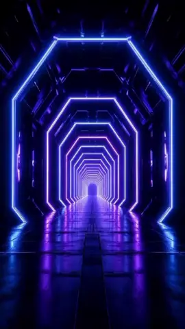 You're already inside it. Neon Pulse Tunnel — a seamless looping corridor of electric geometric rings, pulsing at about 72 BPM. Built as a vertical motion background for content overlays and Reels. AI-generated motion, composited for seamless playback. #neonvideo #tunneleffect #reelsbackground #motionloop #videobackground
