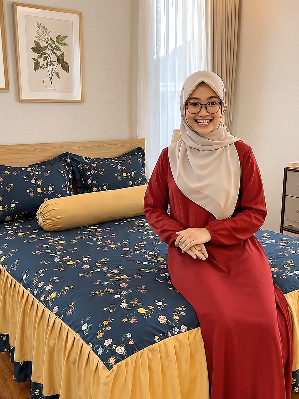 Set cadar ropol 4in1/ 6in1 Queen King Size #cadar #cadarmurah #cadarmurah #bedsheet #bedskirt 