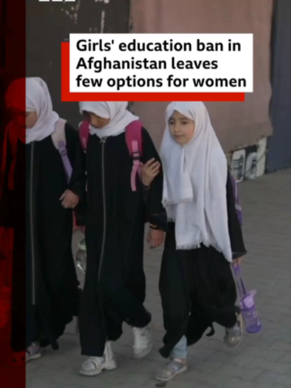 Young women like 19-year-old 'Alia', not her real name, dreams of being a pilot, now see marriage as their only option as the ban on education for girls over 12 continues in Afghanistan. #Afghanistan #Education #News #BBCNews