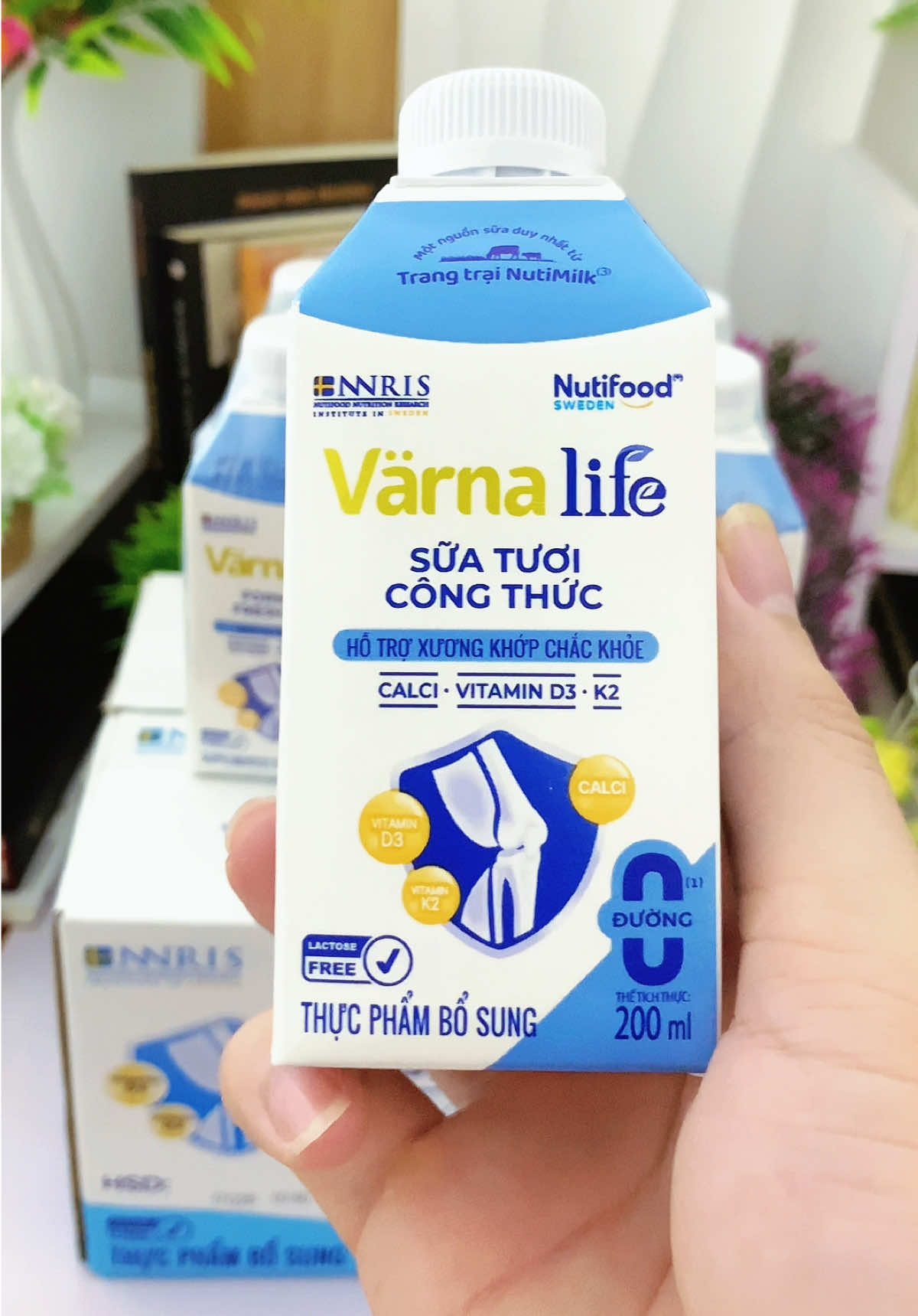 Sữa tươi công thức Varna Life không đường và không chứa lactose #varna #varnalife #varnalifekhongduong #varnalactosefree #suavarna 