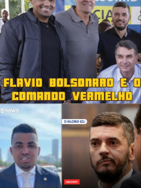 Flavio e seus amigos do comando vermelho#eleicoes2026 #direita #esquerda #noticias #brasil #flaviobolsonaro #bolsonaro2026