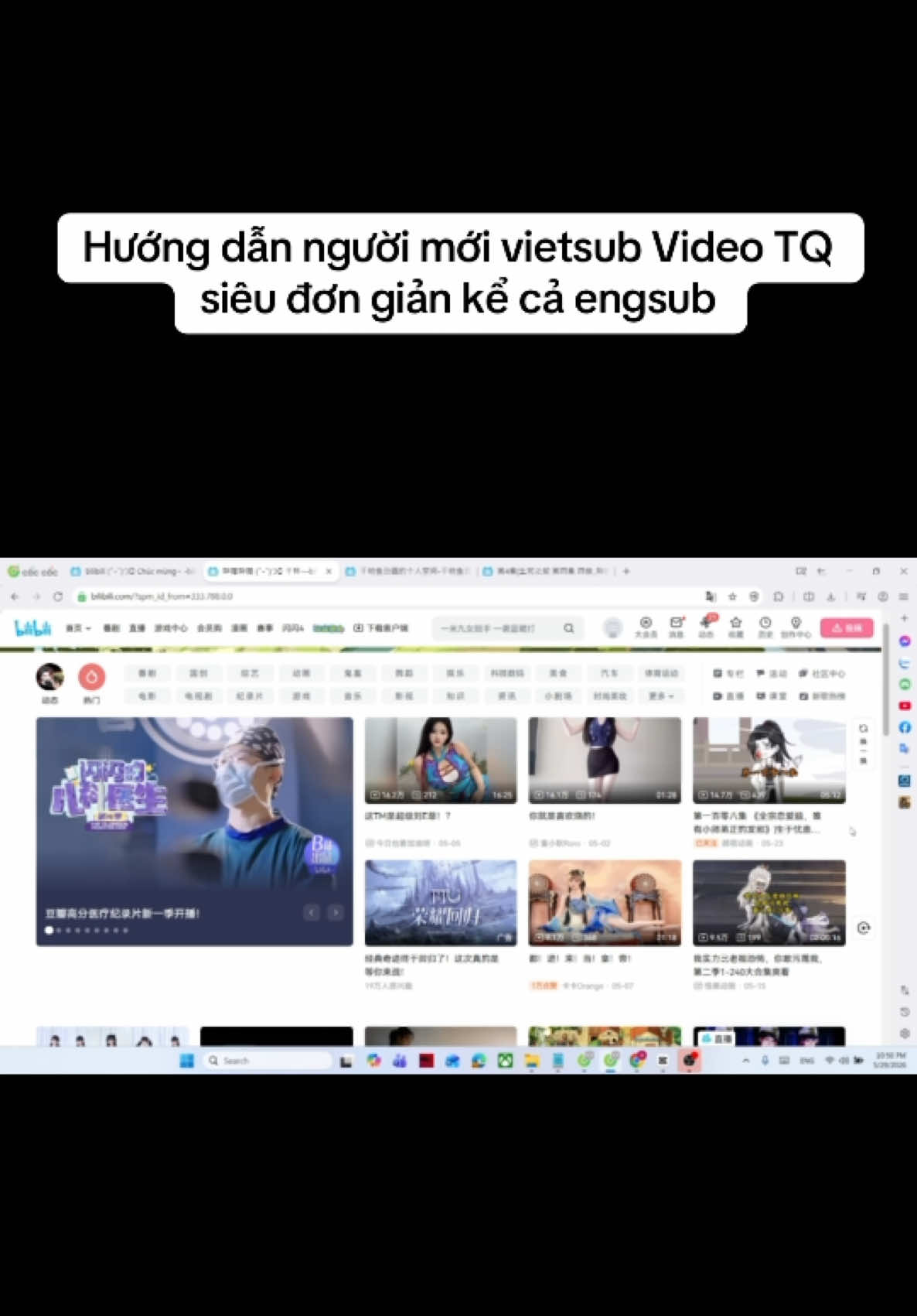 Hướng dẫn người mới vietsub Video TQ siêu đơn giản kể cả engsub #ai #tool #toolvietsub 